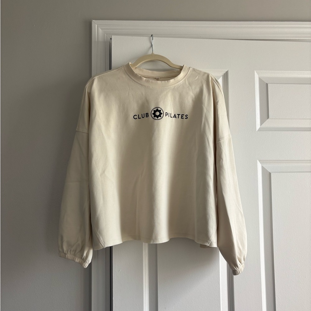Club Pilates Cream Lightweight Sweatshirt